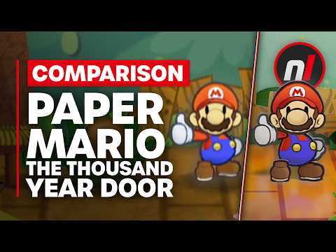 Paper Mario: TTYD Switch/Gamecube Comparison