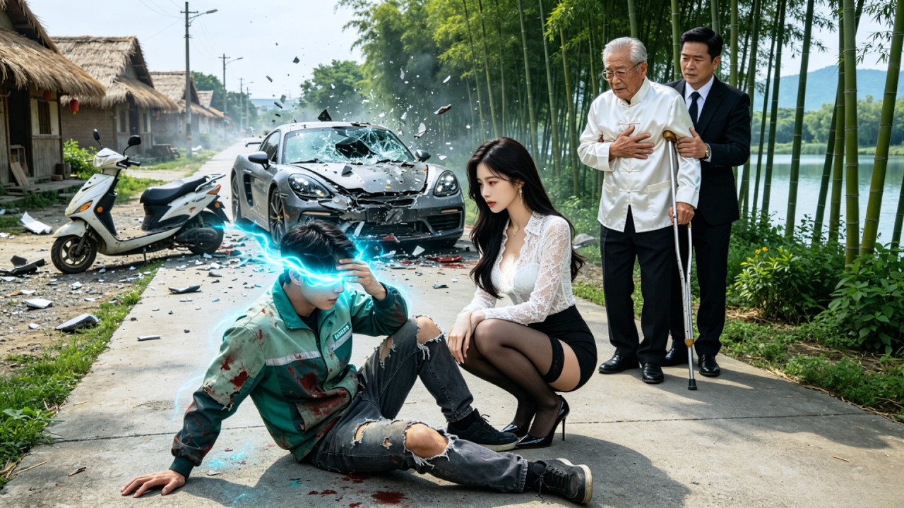 美女總裁為救爺爺找遍 999 名神醫都無人能治，怎料卻被自己開車撞飛的窮小子一指治好絕症，美女總裁當即主動獻身求娶