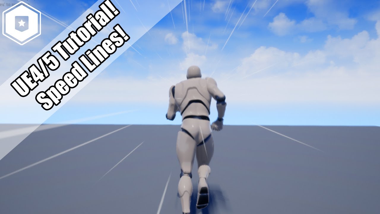 UE4 | UE5 - Tutorial - Niagara Speed Lines!