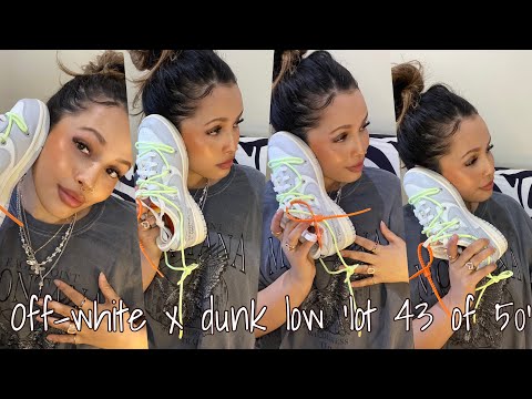 Unboxing Off-white x dunk low ‘lot 43 of 50’
