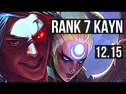 KAYN vs DIANA (JNG) | 13/0/4, Legendary, Rank 7 Kayn | EUW Challenger | 12.15