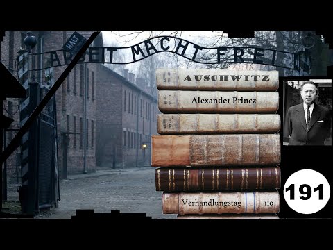 (191) Zeuge: Alexander Princz - Frankfurter-Auschwitz-Prozess