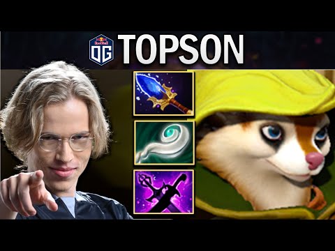 OG.TOPSON HOODWINK WITH AGHANIMS-EULS - DOTA 2 7.29 GAMEPLAY