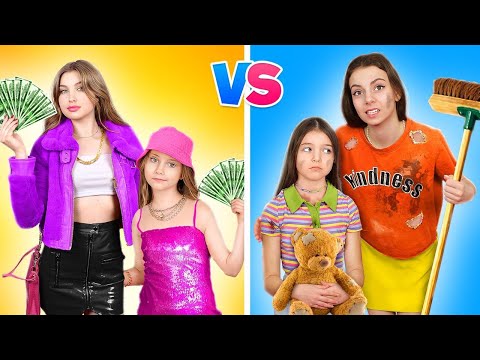 Poor Mom vs Rich Mom | Teen’s Life in Rich vs Broke Family