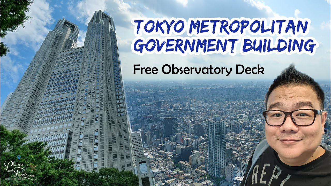 Witness breathtaking view from Tokyo Metropolitan Government Building's observation deck on a tourist's visit!