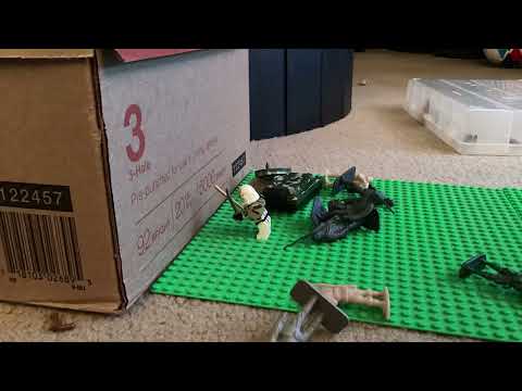 Clone trooper saves his friends from army men