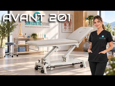 Avant-201 Lettino fisioterapia elettrico 2 sezioni metallo comando perimetrale