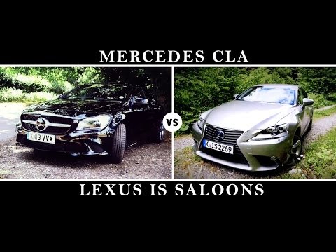 Mercedes CLA vs Lexus IS Saloons