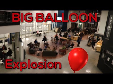 Massive Balloon Popping Prank!