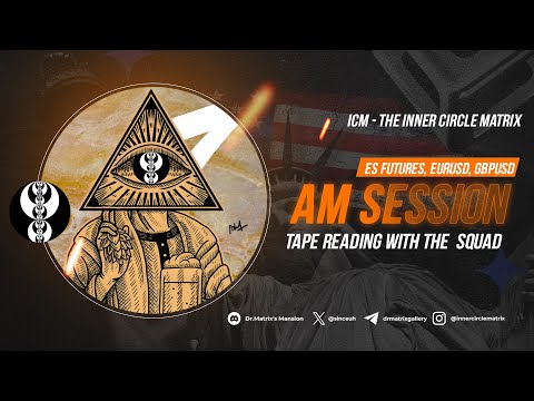 🔴 Live : AM Tape Reading Sessions | ES | EU | XAU | ICT Concepts