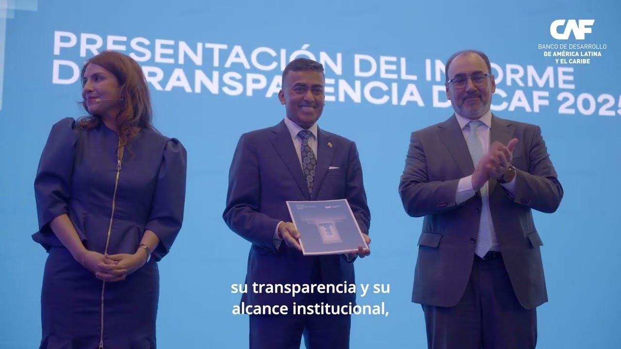 CAF presenta en Lima su nuevo informe de transparencia.