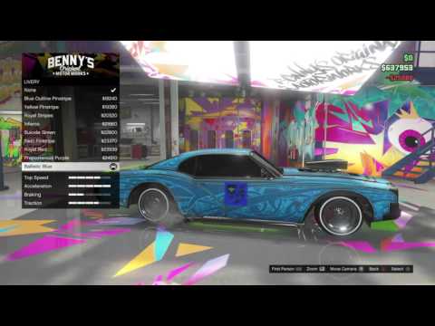 Grand Theft Auto V Custom lowrider Saber turbo