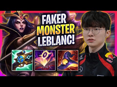 FAKER IS A MONSTER WITH LEBLANC! - T1 Faker Plays Leblanc MID vs Corki! | Season 2024