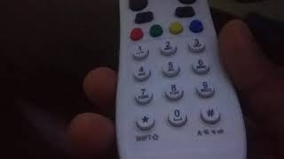 Videocon d2h How to Change Menu Language from Hindi to English-Hindi