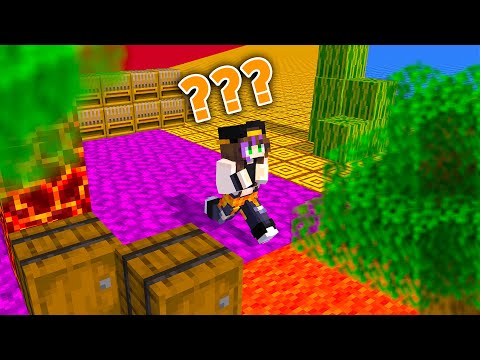 I'M TRAPPED IN A STRANGE WORLD! MINECRAFT RANDOM CHUNK!