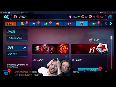 A Six Red Star! 40 Red Star Orb Opening for Omega Red I Marvel Strike Force - MSF