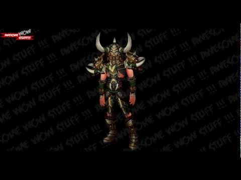 WoW Season 11 PvP Set Warrior (Bloodelf) Patch 4.3 HD
