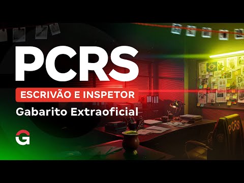 Concurso PC RS Escrivão e Inspetor: Gabarito Extraoficial