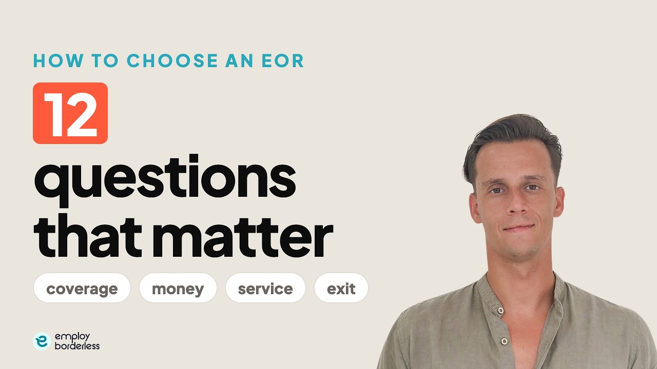 How to choose an EOR: 12 questions, 11 factors and the setup steps