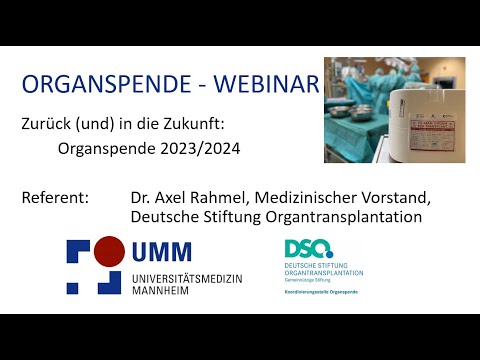 Organspende: Zurück (und) in die Zukunft: Organspende 2023/2024