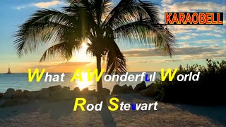Rod Stewart  What a Wonderful World karaoke (Trad  Cast.) KB