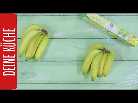 So bleiben Bananen länger frisch #DIY #KitchenHacks | REWE Deine Küche