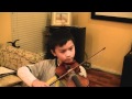 Joshua on violin "god rest ye merry, gentlemen" 8 yrs old