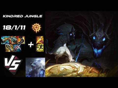 JUNGLE Kindred vs Volibear - NA Grandmaster Patch 25.18