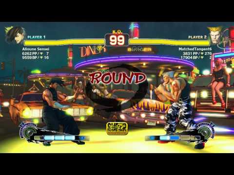 Alioune Sensei (Yang) vs MatchedTangent6 (Guile) - SSF4 Arcade Edition PC Ranked Match