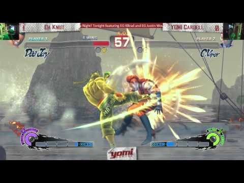 Winner's Bracket Da Knut (DeeJay) vs YOMI Cardell (Chun-Li, C.Viper) USF4 Yomi Capcom Night!