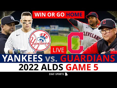 Yankees vs Guardians ALDS Game 5 LIVE Streaming Scoreboard, Play-By-Play, Highlights, Stats, Updates