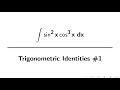 Integration Example Trigonometric Identities
