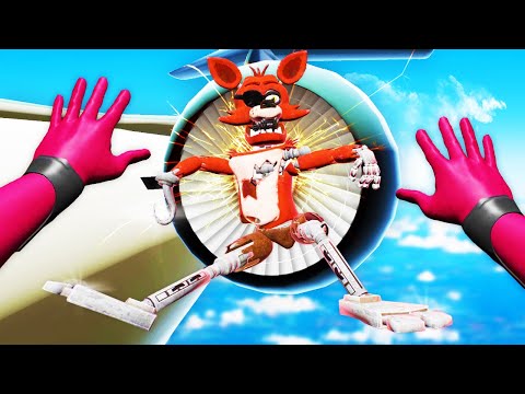 Pushing FNAF Animatronics into a Jet Engine (Boneworks Multiplayer)