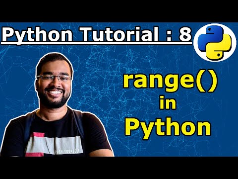 Python Tutorial 8 Range Function In Python