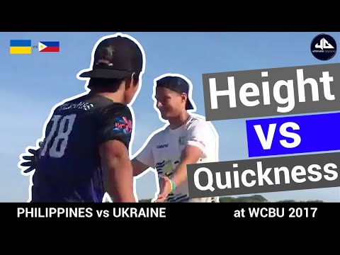 BEACH ULTIMATE What will prevail Height or Quickness? PHI vs UKRAINE game at WCBU 2017