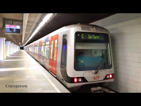 Metro De Akkers Spijkenisse - Marconiplein Rotterdam Lijn C in 2023