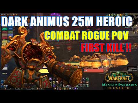 Dark Animus TOT Heroic 25 Man Combat Rogue POV Helheim - MOP Classic - No Cheesing !!!