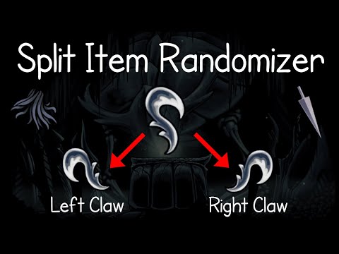 Hollow Knight Randomizer but the items are split