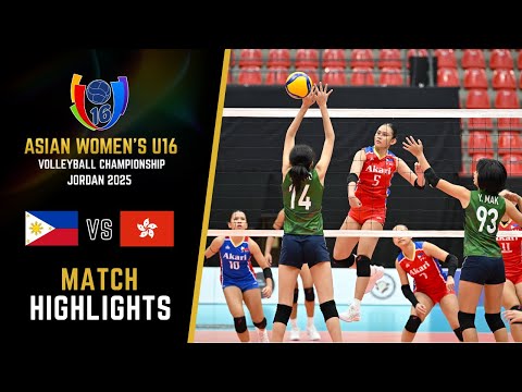 PHILIPPINES 🇵🇭 VS HONGKONG 🇭🇰 Full Game Highlight | Asian Women’s U16 Championship Jordan 2025