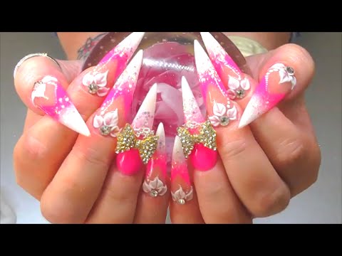 PINK PARADISE GLOW PARTY NAILS | ABSOLUTE NAILS
