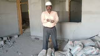 Dry motor mixed with sand cement