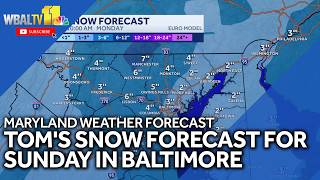 Dry Saturday then snow on Sunday