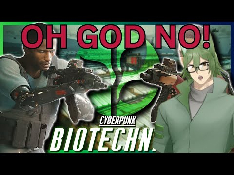 Vtubers React to Cyberpunk's "Green & Friendly” Corporation - Biotechnica | Cyberpunk 2077 Lore