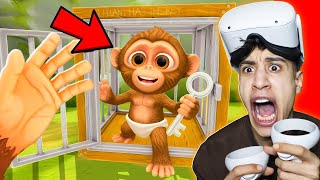 انقاذ القرد المسكين من حديقة الحيوانات لقينا المفتاح في الواقع الافتراضي ???? ????| I Am Monkey VR