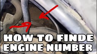 How to find Mercedes Engine number