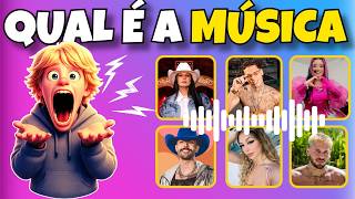 🚨QUAL a núsica com SOM MALUCO😱 Quem está cantando #quiz