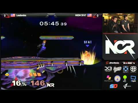 NorCal Regionals 2015 - SSBM - Top 8 - Laudandus (Sheik) vs MIOM SFAT (Fox)