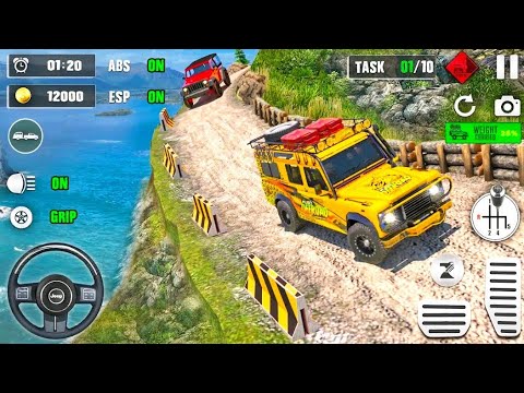 Hill Climb Jeep Hammer Mountain Driving - Offroad SUV Car Drive Simulator #2