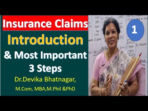 1 Insurance Claims Chapter Introduction Most Important 3 Steps To Solve Insurance Claims