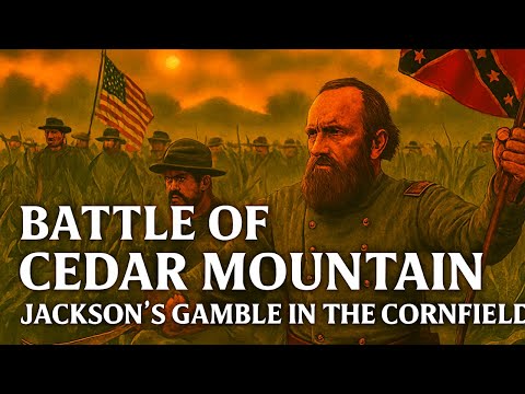 Battle of Cedar Mountain: Jackson’s Gamble in the Cornfield